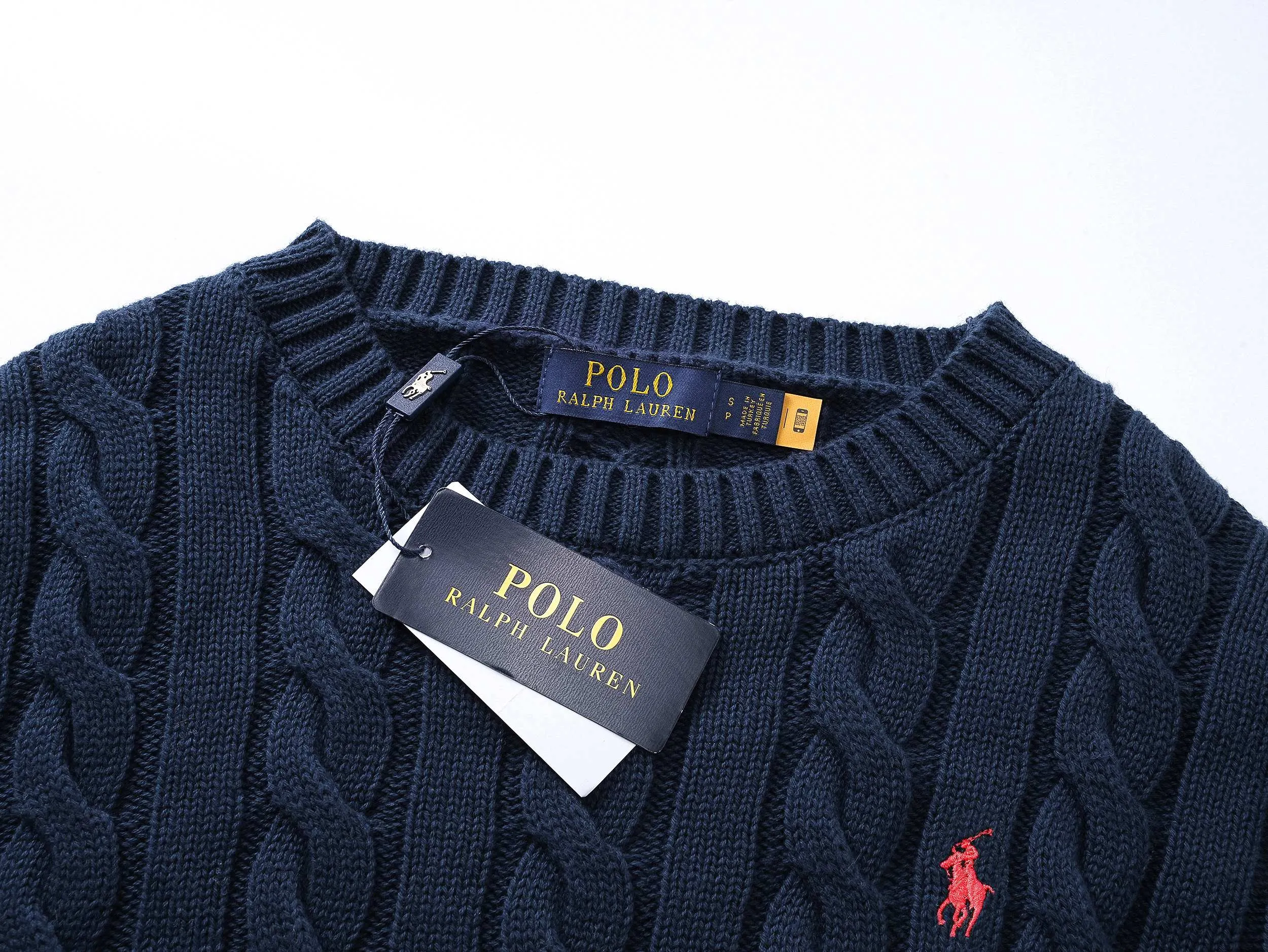 Style No. 2503 P220 Polo Ralph Lauren solid color comfortable thick cable twist knitted sweater Color: cream black navy gray Size: S (recommended within 120) m (recommended within 140) L (recommended within 160) xL (recommended within 180)